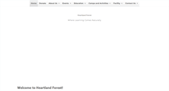 Desktop Screenshot of heartlandforest.org