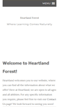 Mobile Screenshot of heartlandforest.org